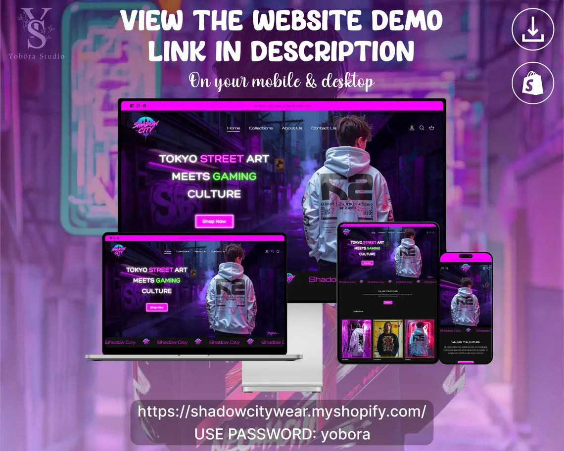 Streetwear Shopify Theme | Shopify Theme Clothing Website | Shopify Website Template | Premium Shopify Template | Shopify Website Design