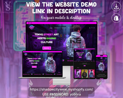 Streetwear Shopify Theme | Shopify Theme Clothing Website | Shopify Website Template | Premium Shopify Template | Shopify Website Design