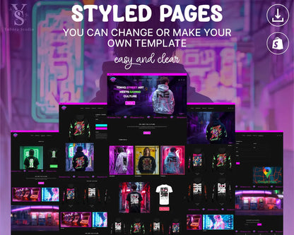 Streetwear Shopify Theme | Shopify Theme Clothing Website | Shopify Website Template | Premium Shopify Template | Shopify Website Design