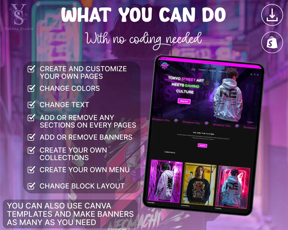Streetwear Shopify Theme | Shopify Theme Clothing Website | Shopify Website Template | Premium Shopify Template | Shopify Website Design