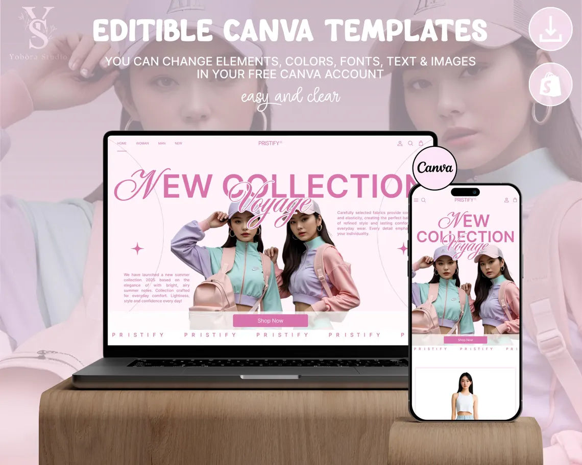 Streetwear Shopify Website Template | Modern Apparel Store Theme | Clothing Brand Ecommerce Design