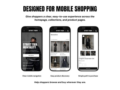 Streetwear Shopify Theme Clothing Shopify Template Fashion Boutique Website Theme Shopify 2.0 Store Template for Apparel Brands