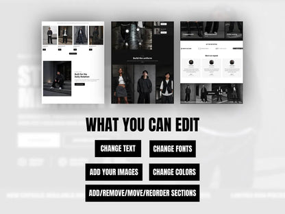 Streetwear Shopify Theme Clothing Shopify Template Fashion Boutique Website Theme Shopify 2.0 Store Template for Apparel Brands
