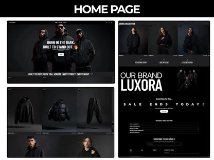 Streetwear Shopify Theme Clothing T-Shirt Shopify Template, Minimal Fashion Shopify Website Boutique