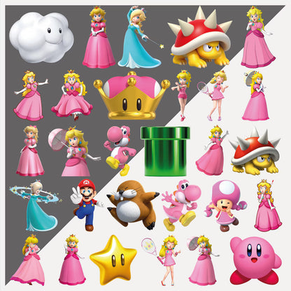 Super Mario Princesses PNG Clipart Bundle, Princess Peach png, 100 Characters