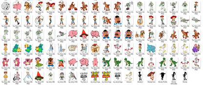 Toy Story SVG PNG Clipart Mega Bundle, Buzz Lightyear svg, Woody svg, Toy Story Font,Toy Story png and Digital Papers, Buzz Woody SVG