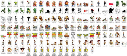 Toy Story SVG PNG Clipart Mega Bundle, Buzz Lightyear svg, Woody svg, Toy Story Font,Toy Story png and Digital Papers, Buzz Woody SVG