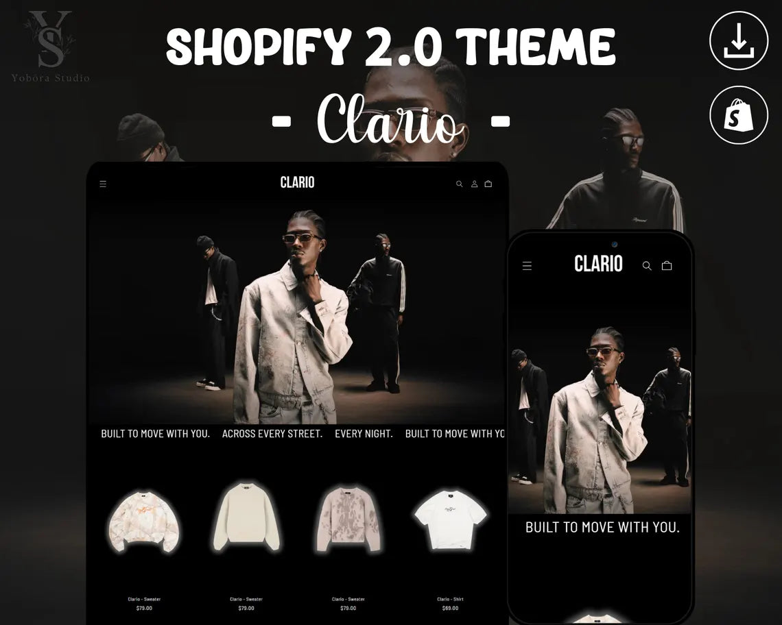 Urban Streetwear Shopify Template | Contemporary Apparel Store | Fashion Ecommerce Website Theme