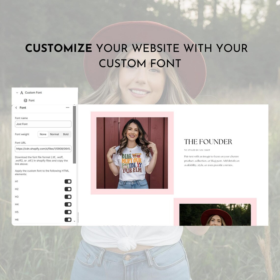 Minimalist Pink Shopify Theme, Shopify Fashion & Clothing Template, Customizable Shopify Design, Shopify e-Commerce Website, Shopify 2.0