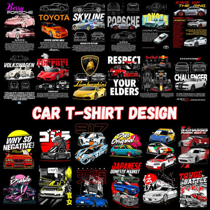 2500+ Streetwear T-Shirt Designs Bundle | Samurai, Anime, Motorcycle, Urban Graphics (Commercial Use PNG)