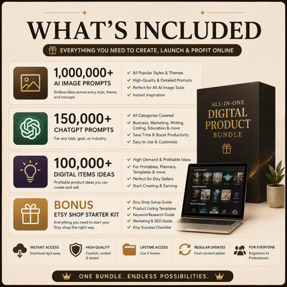1,000,000+ AI Prompts Collection 150 000+ ChatGPT Prompts, Complete ai manual | Midjourney, ChatGPT, DALLﾷE, Leonardo AI & Stable Diffusion