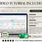 Ultimate Annual Budget Spreadsheet Excel Google Sheets Budget Template Monthly Budget Tracker Financial Planner Bill Tracker Debt Tracker