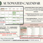 Ultimate Annual Budget Spreadsheet Excel Google Sheets Budget Template Monthly Budget Tracker Financial Planner Bill Tracker Debt Tracker