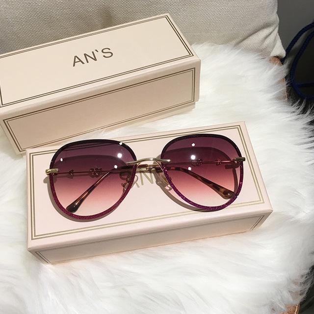 Diamond Sunglasses Female Imitation Rhinestones