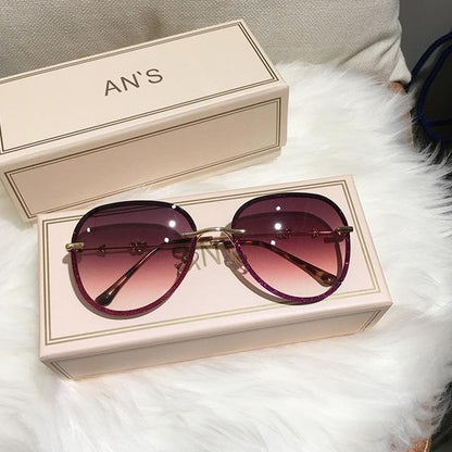 Diamond Sunglasses Female Imitation Rhinestones