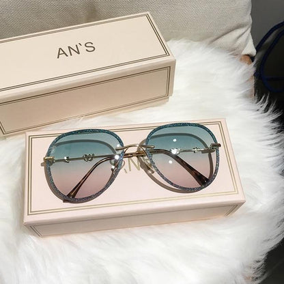 Diamond Sunglasses Female Imitation Rhinestones