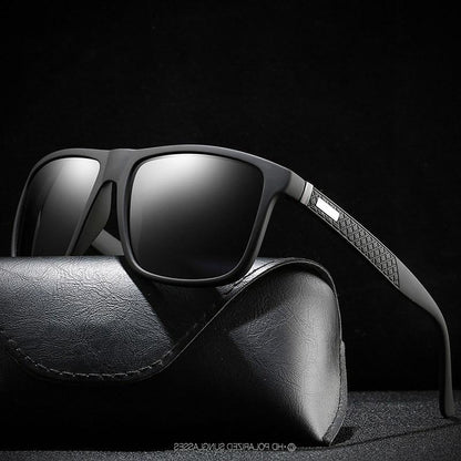 Polarized Sunglasses Square Frame Classic Male Coating Mirror