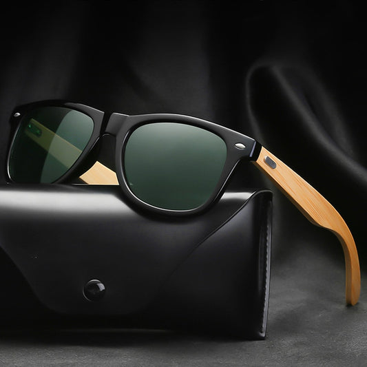 Bamboo Sunglasses Men Women Travel Vintage Wooden