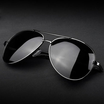 Polarized Vintage Aviation Sunglasses Men