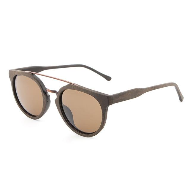 Vintage Acetate Wood Sunglasses For Men High Quality