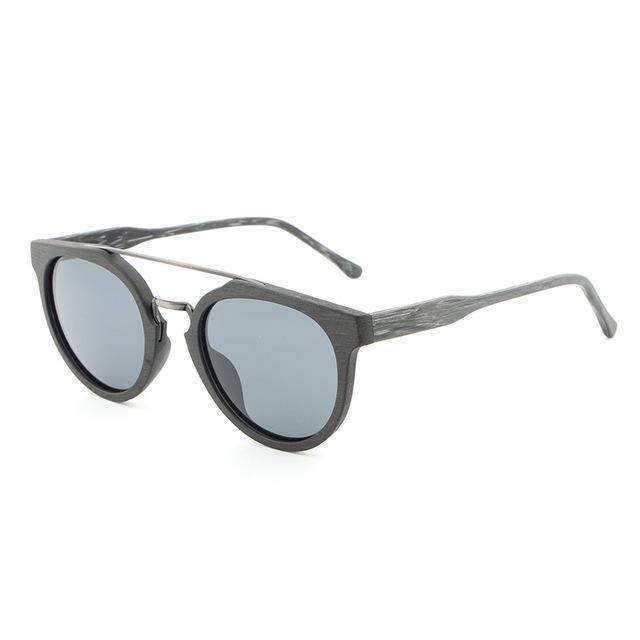 Vintage Acetate Wood Sunglasses For Men High Quality