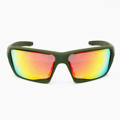 4 lens Polarized Sunglasses UV protection Military Glasses