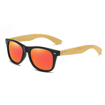 Bamboo Sunglasses Men Women Travel Vintage Wooden