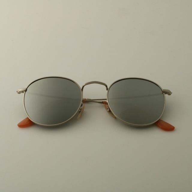 Round Sunglasses Polarized Men Vintage Eyewear