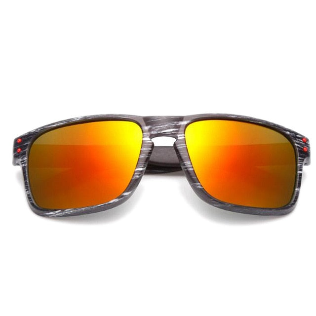 Wood Grain Male Sunglasses UV400 Driving Sun Glasses