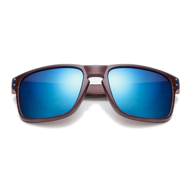 Wood Grain Male Sunglasses UV400 Driving Sun Glasses