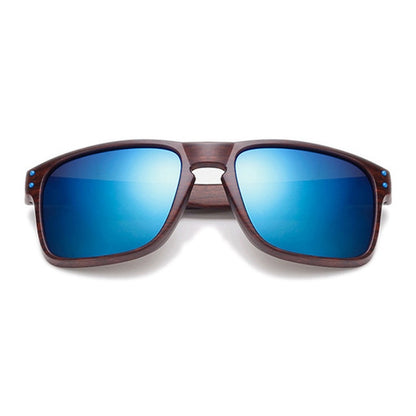 Wood Grain Male Sunglasses UV400 Driving Sun Glasses