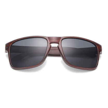Wood Grain Male Sunglasses UV400 Driving Sun Glasses