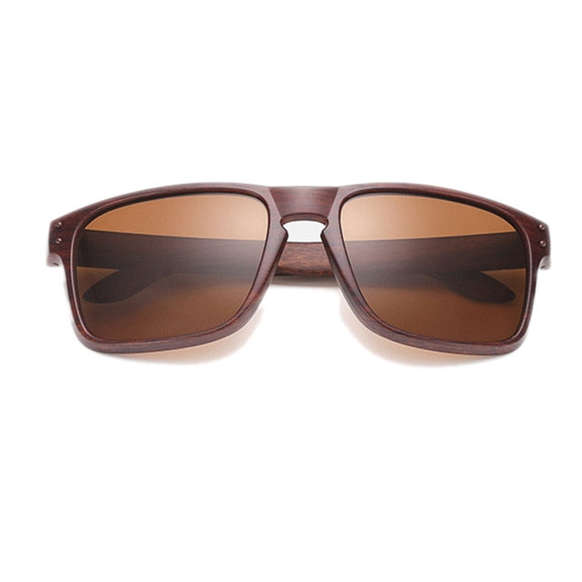 Wood Grain Male Sunglasses UV400 Driving Sun Glasses