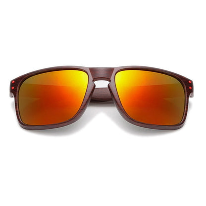 Wood Grain Male Sunglasses UV400 Driving Sun Glasses