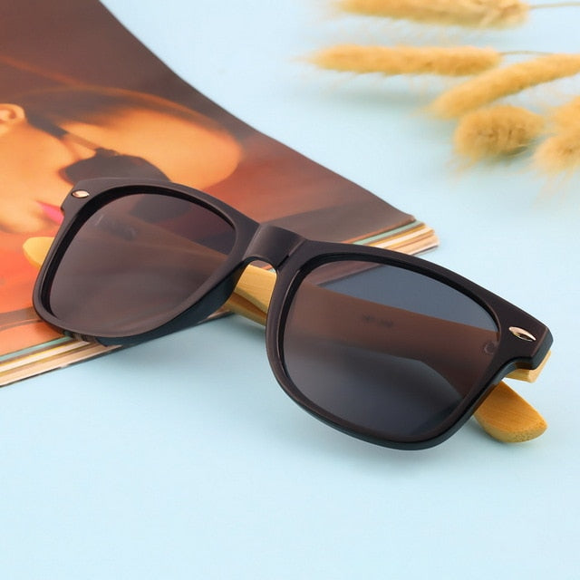 Wooden Sunglasses Environmentally Men/Women Glass Bamboo