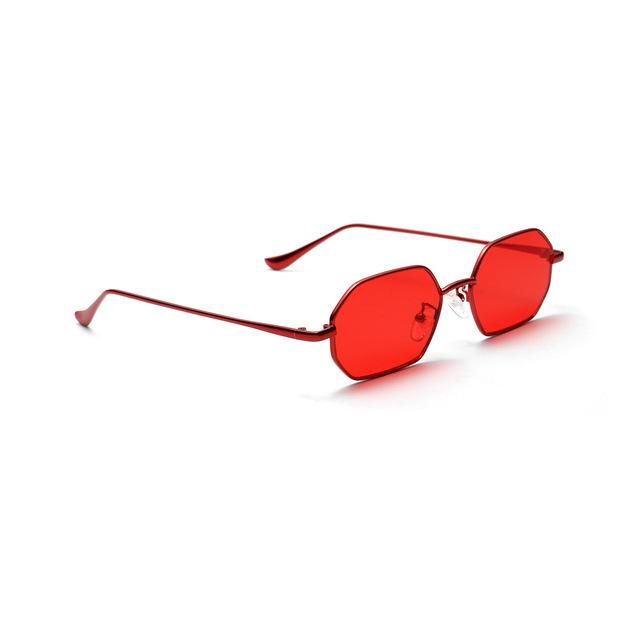 Retro Classic Small polygon Sunglasses Men