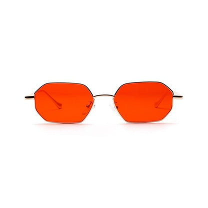 Retro Classic Small polygon Sunglasses Men