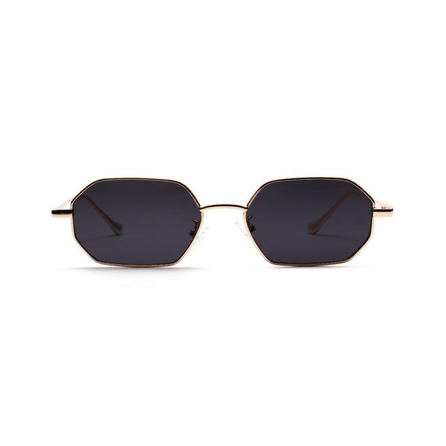 Retro Classic Small polygon Sunglasses Men